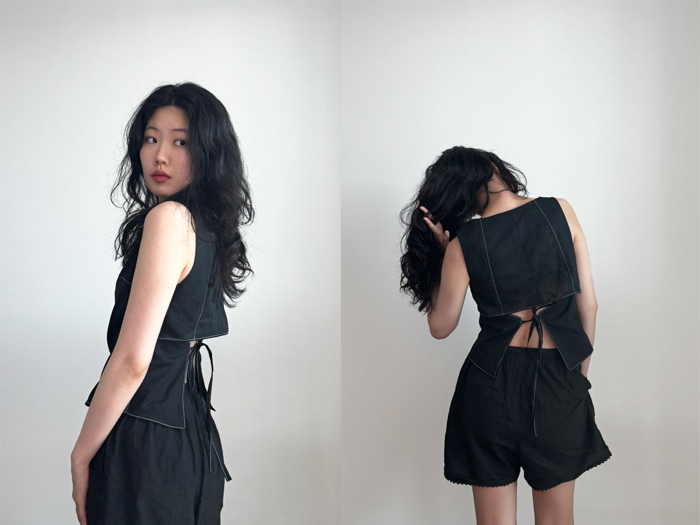 CROSS TIE TOP