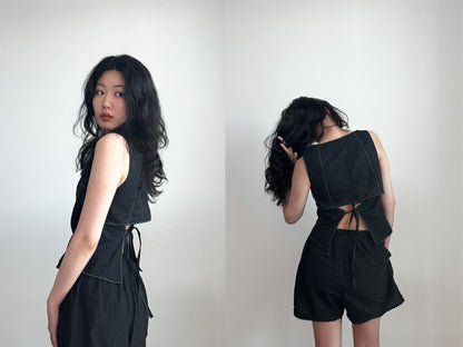 CROSS TIE TOP
