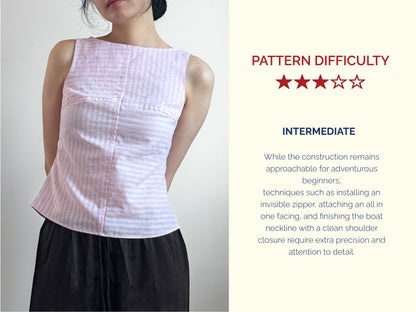CROSS TIE TOP