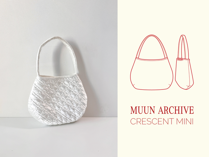 CRESCENT MINI BAG Free Sewing Pattern – MUUN ARCHIVE